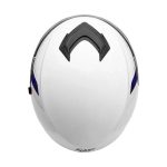 کلاه کاسکت بدون فک فلش مدل 868 glossy white