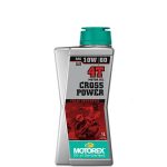 روغن موتورسیکلت CROSS POWER موتورکس مدل 10W60-SAE-MA2 حجم 1 لیتر